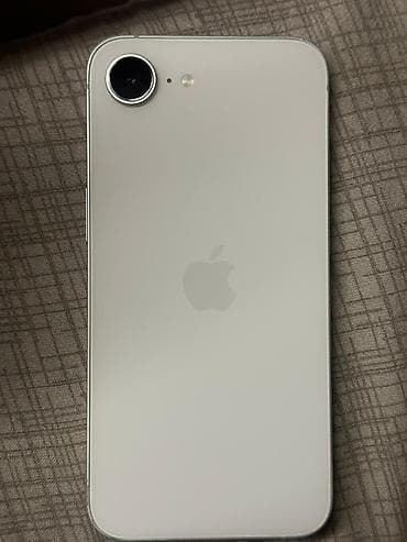 айфон 16 e: IPhone 16e, Б/у, 128 ГБ, Белый, Коробка, 100 % — 5