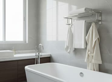 шкафчик на кухню: Настенная полка-вешалка из нержавеющей стали. - Материал — 1