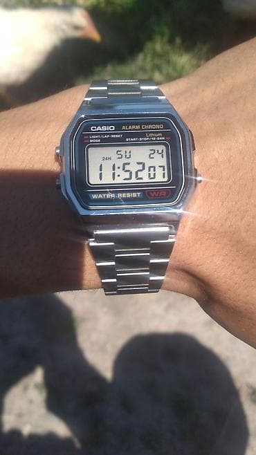 арзан саат: Классикалык сааттар саат, Casio, Суу өткөрбөөчү, Эркектердики, Колдонулган — 2
