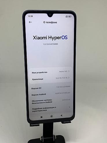 mi pad se: Redmi, Redmi 14C, Б/у, 128 ГБ, цвет - Синий, 2 SIM — 8