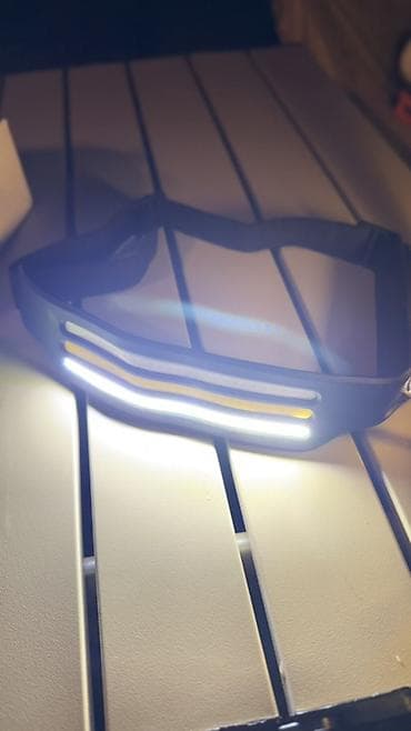 led лампа авто: Налобный фонарь с панорамной LED-подсветкой - Широкая COB-лента по — 1