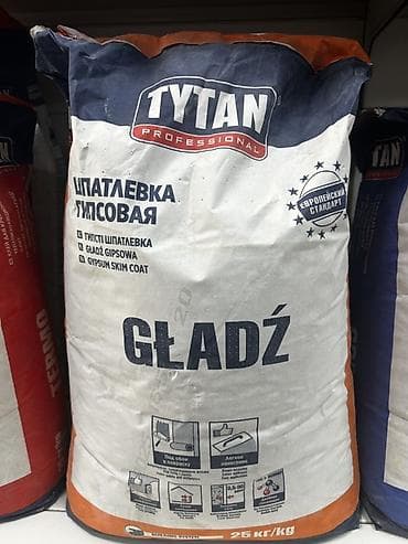 гипс 16: Шпаклевка Tytan Professional, Гипсовая, Сухая — 1