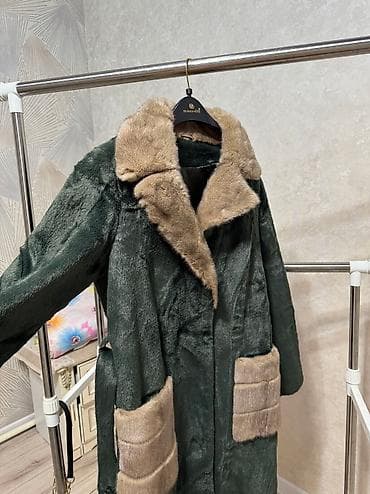 алпак жилет: Шуба, Альпака, Длинная модель, Турция, XL — 2