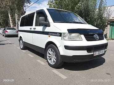 машина бус: Volkswagen Caravelle: 2003 г., 1.9 л, Механика, Дизель, Минивэн — 2
