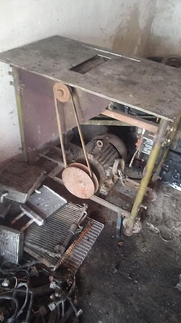 Кафелер, ресторандар үчүн: Самодельный стационарный станок с электроприводом (ременная передача) — 1