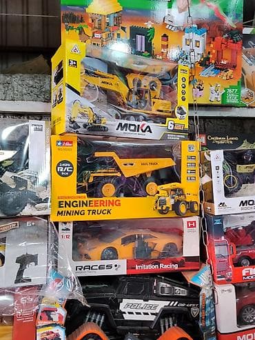 Игрушечные автомобили и техника на радиоуправлении: - Экскаватор MOKA at lalafo.kg Игрушечные автомобили и техника на радиоуправлении: - Экскаватор MOKA