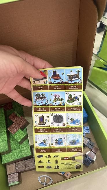 play pad 3: Игрушка, Майнкрафт магнитный город, брали в Дубаи за 1700, новый,фото — 3