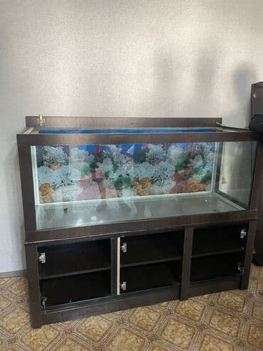 Аквариум с тумбой и верхним декоративным кожухом 500литров - Материал