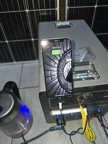 колонка усилитель микшер: Портативная электростанция в корпусе серого и черного цвета. Оснащена — 12