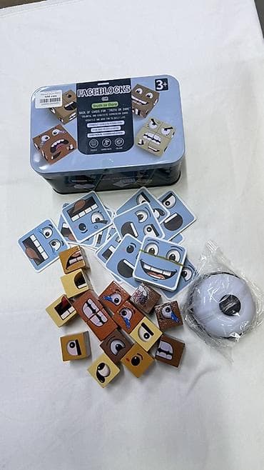 royal fish: Настольная игра Faceblocks (3+) — набор для развития эмоций и мимики — 1