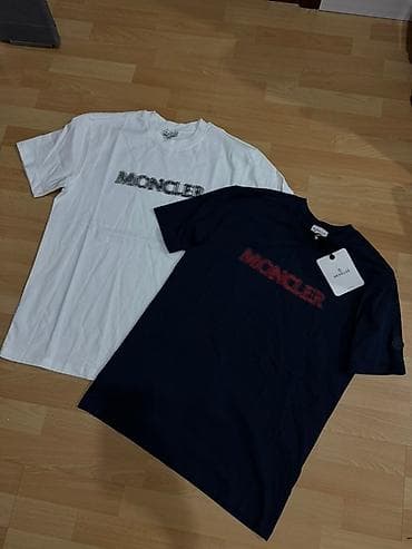 Мужская футболка, S, 2XL, M, Moncler, Новый, цвет - Белый, Самовывоз