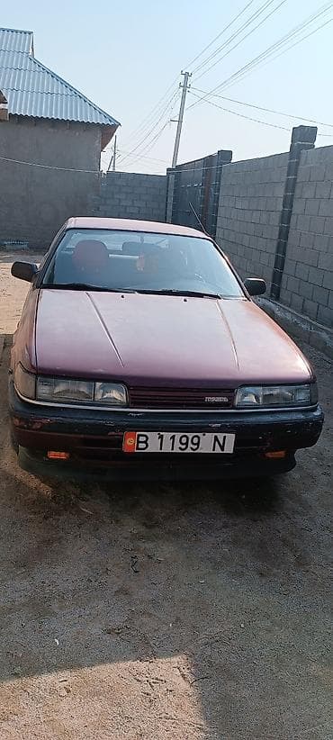 мерседес 124 2 6: Mazda 626: 1991 г., 2 л, Кол менен иштөөчү, Бензин, Седан — 1