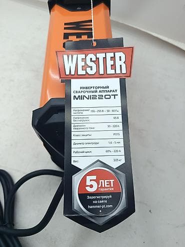 сварка мини: Инверторный сварочный аппарат Wester MINI220T - Тип: MMA (ручная — 5