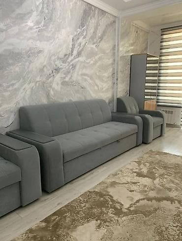 мкр улан: 1 комната, 45 м², 8 этаж, Евроремонт — 2