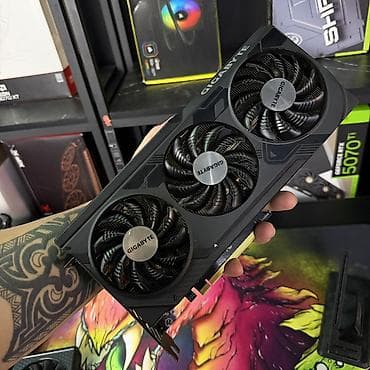 Настольные ПК и комплектующие: Видеокарта для ПК, Б/у, Gigabyte, GeForce RTX, 12 ГБ — 3