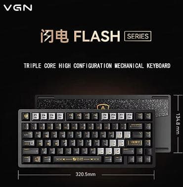 hyperx cloud core: Клавиатура, VGN, Механическая, Проводное подключение, Размер: 75% — 5