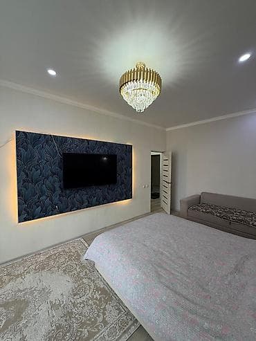 baytik: 1 комната, 48 м², Асанбай мкр Элитка, 5 этаж, Дизайнерский ремонт — 1