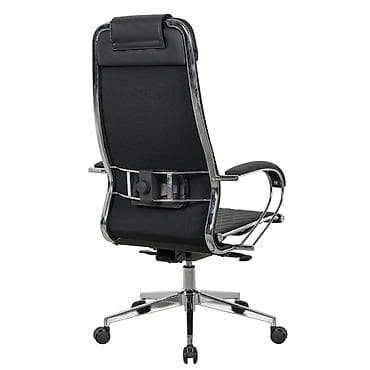 office table: Офисное кресло, Новый, С колесиками, цвет - Черный, Экокожа, Бесплатная доставка — 3