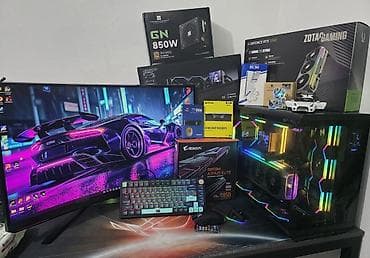 asus nitro 5: Компьютер, ядер - 8, ОЗУ 32 ГБ, Для несложных задач, Новый, AMD Ryzen 7, NVIDIA GeForce RTX 5080, NVMe — 1