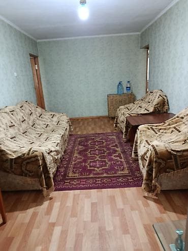 Недвижимость: 3 комнаты, Боконбаева/Уметалиева Собственник, Студентам, от 6 месяцев, С мебелью — 3