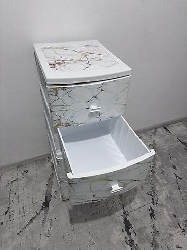 Комоды для одежды: Комод для одежды, Б/у, Без зеркала, Пластик, цвет - Белый, Самовывоз, Бесплатная доставка, Платная доставка — 2