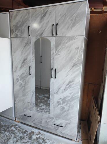 для одежды шкаф: Кийим салуучу шкаф, Жаңы, Түз, ЛДСП — 11