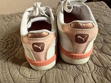 слипоны puma: Женские кроссовки Puma - Модель: низкие кеды с классической шнуровкой — 6