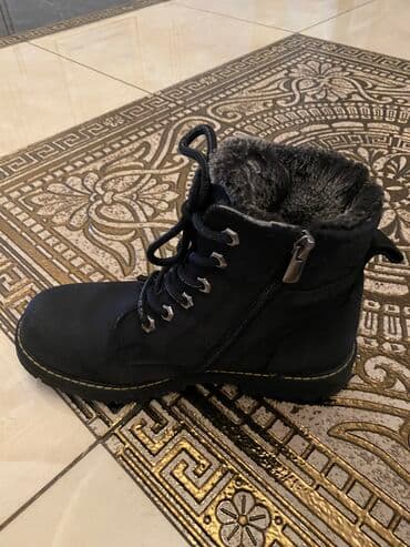 фирменная обувь из италии: Мужские ботинки, 39, Basconi, Б/у, цвет - Черный, Самовывоз — 6