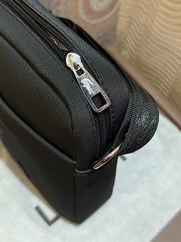 барсетка li ning: Барсетка, Застежка на молнии, Разделенные отделения, Регулируемый ремень, Новый — 4