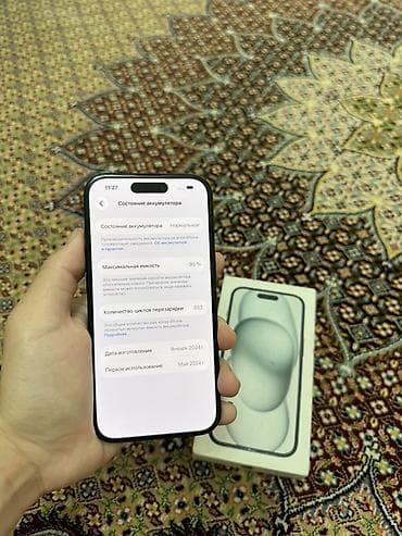 14 iphone pro: IPhone 15, Черный, Коробка, 95 % — 2