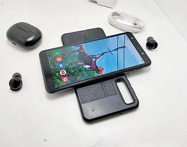 tecno spark 30c: Samsung Galaxy A7 2018, Б/у, 64 ГБ, цвет - Синий, 1 SIM, 2 SIM — 4