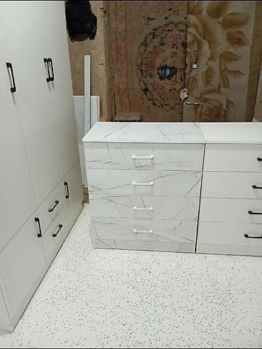 комоды в бишкеке: Комод для одежды, Новый, Без зеркала, ЛДСП, цвет - Белый, Бежевый, Самовывоз, Бесплатная доставка, Платная доставка — 8