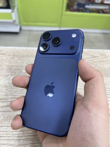 IPhone 17 Pro, Б/у, 256 ГБ, Синий, 100 %