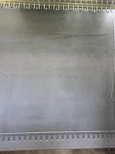 Рулонная штора с декоративным кантом и подвесками - Тип: рулонная