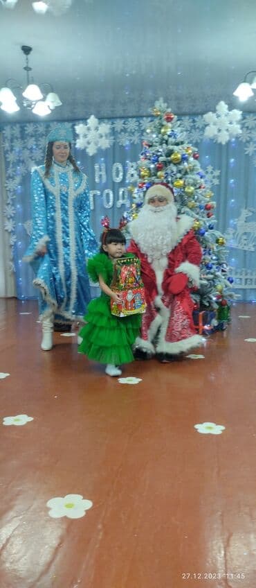 дом вещи: Детское платье, цвет - Зеленый, Б/у — 2