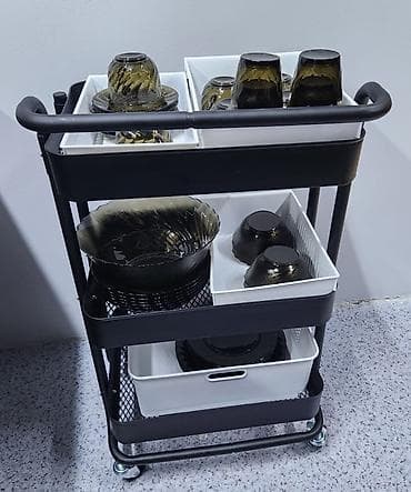 тележка для кухни: Тележка-органайзер на колесах, Новый, Железо, Платная доставка — 3