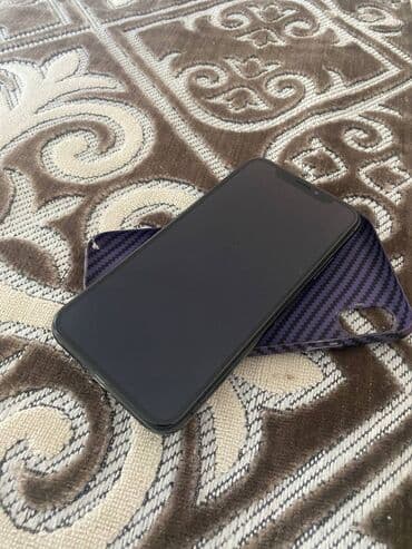 айфон х: IPhone X, Колдонулган, 256 ГБ, Black Titanium, Каптама, Заряддоочу түзүлүш, 100 % — 3
