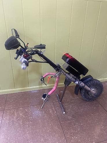 инвалидная коляска цена в бишкеке: Продаю приставка для инвалидной коляски Б/у аккумулятор 🔋новый 70 км — 2