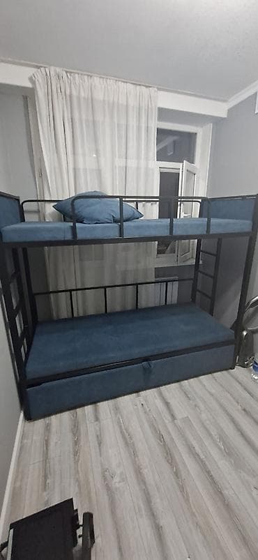 Двухъярусная кровать, Б/у, С выкатной системой