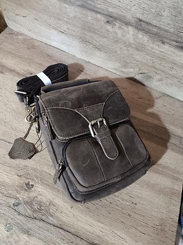 сумка из натуральной кожи: Барсетка, Материал: Натуральная кожа, Новый — 2