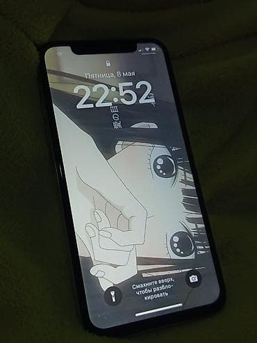 айфон iphone x: IPhone X, Б/у, 64 ГБ, Серебристый, Чехол, 80 % — 2