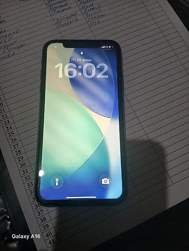 ihone 13 pro: IPhone 11, Б/у, 128 ГБ, Защитное стекло, Чехол, 100 % — 1