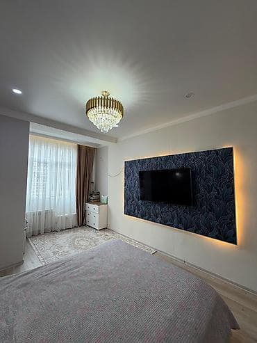 baytik: 1 комната, 48 м², Асанбай мкр Элитка, 5 этаж, Дизайнерский ремонт — 5