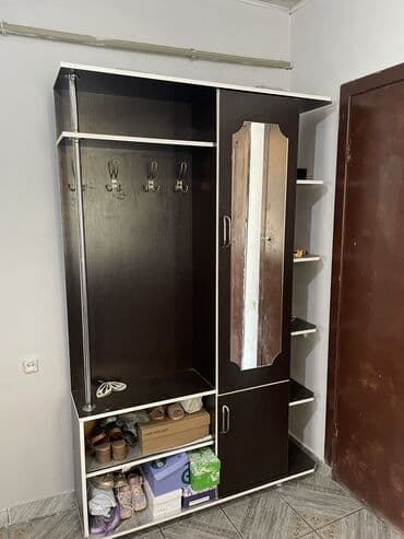 комод с пеленальным столиком: Шкаф-прихожая, С зеркалом, ЛДСП — 1
