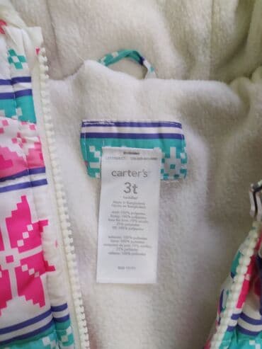 зимние комбинезоны для детей: Продаю яркий раздельный зимний комбинезон от Carter's. Куртку и — 4