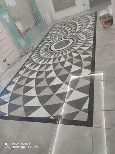 3ds max: Укладка плитки в ванной | Мраморная плитка Больше 6 лет опыта — 5