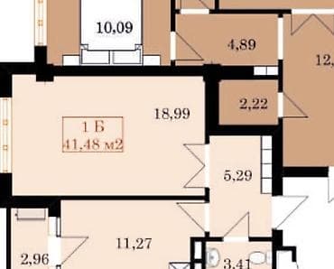 Новостройки от застройщика: Сдан, Элитка, 1 комната, 41 м² — 2