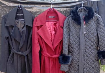 дордой женские куртки: Пальто, Классика, Осень-весна, Стеганый, По колено, С поясом, 5XL — 2