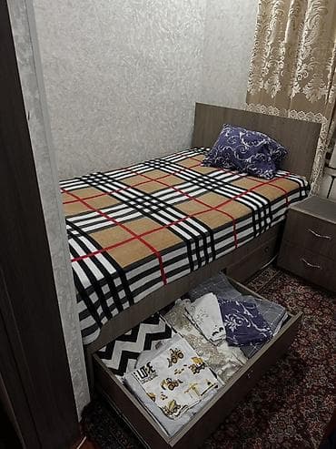 раскладной кровать: Односпальная кровать, С ящиком для хранения, длина - 190 см — 2