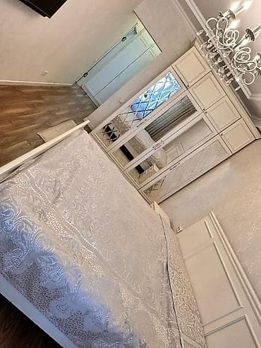 osh flat: 3 комнаты, Центральная мечеть Риэлтор, Без животных, С мебелью полностью — 4